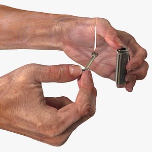 3D model Compact Flint Igniter with Visible Spark