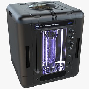 Energy Station Machine SCI FI 3D model