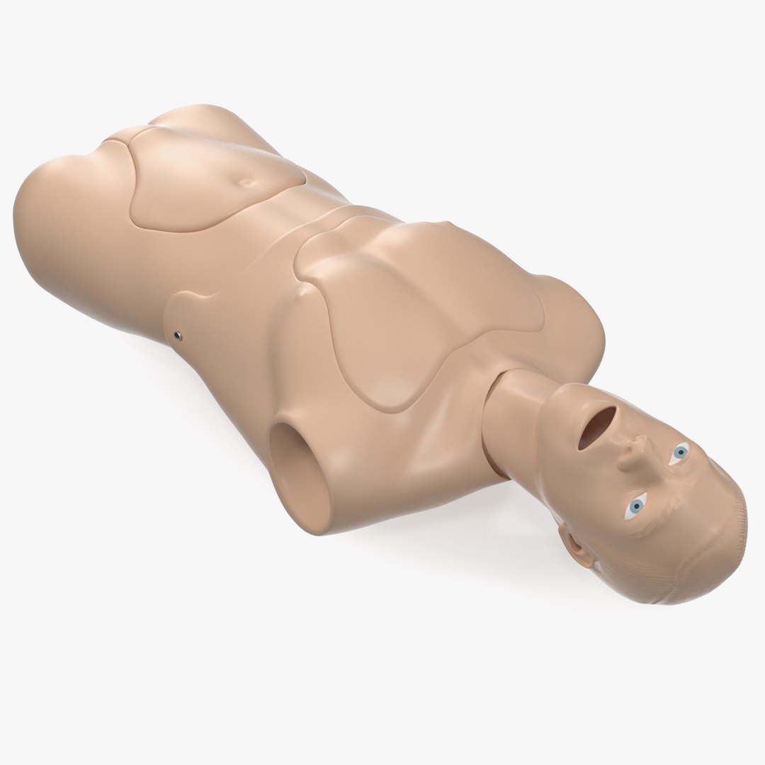 Resuscitation Manikin Torso 3D model preview