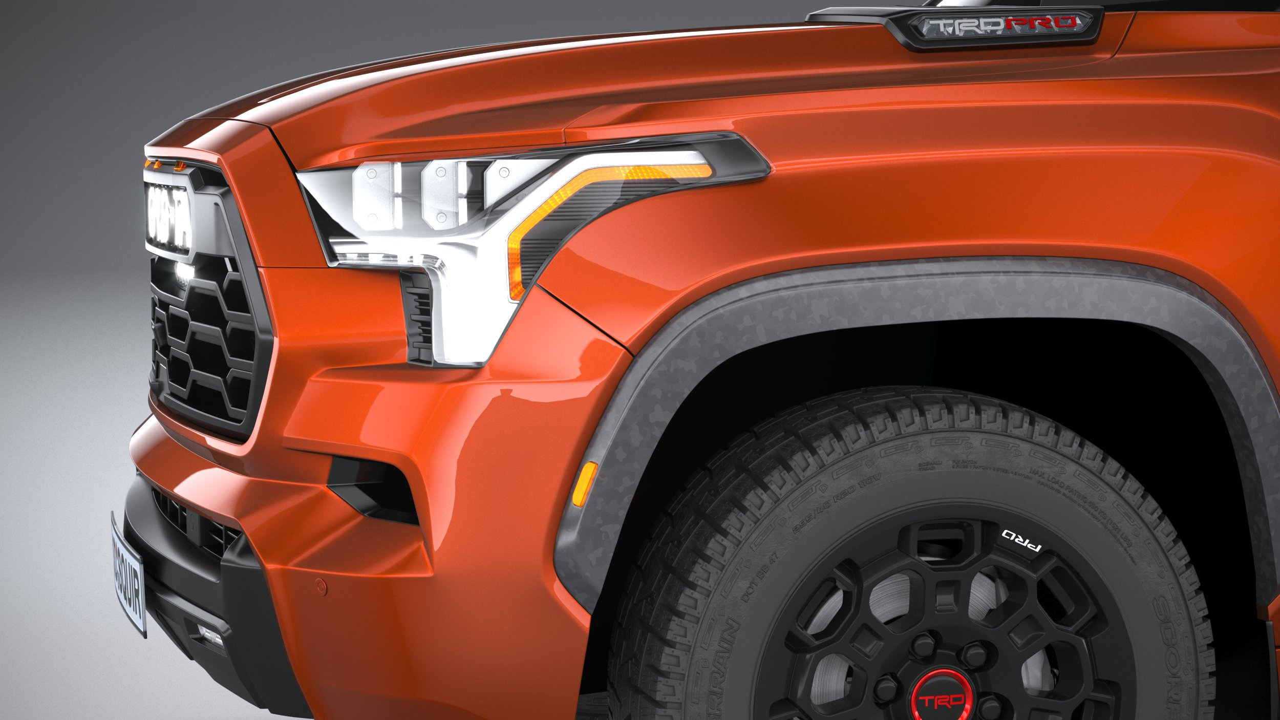 modelo 3d Toyota Sequoia TRD Pro 2024 TurboSquid 2153415