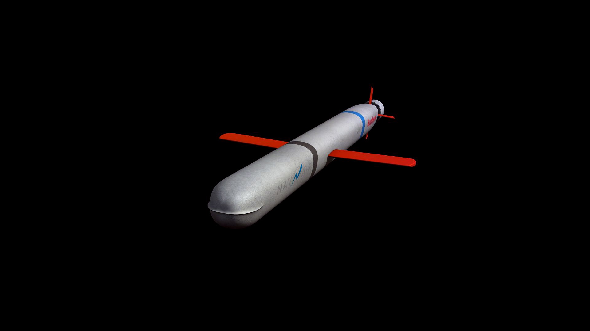 3D BGM-109 Tomahawk Cruise Missile model https://p.turbosquid.com/ts-thumb/8l/Pc1weF/Cv/production2/jpg/1748250406/1920x1080/fit_q87/53a4167fa68c3d04e0cd149f080515b795a9c4c2/production2.jpg