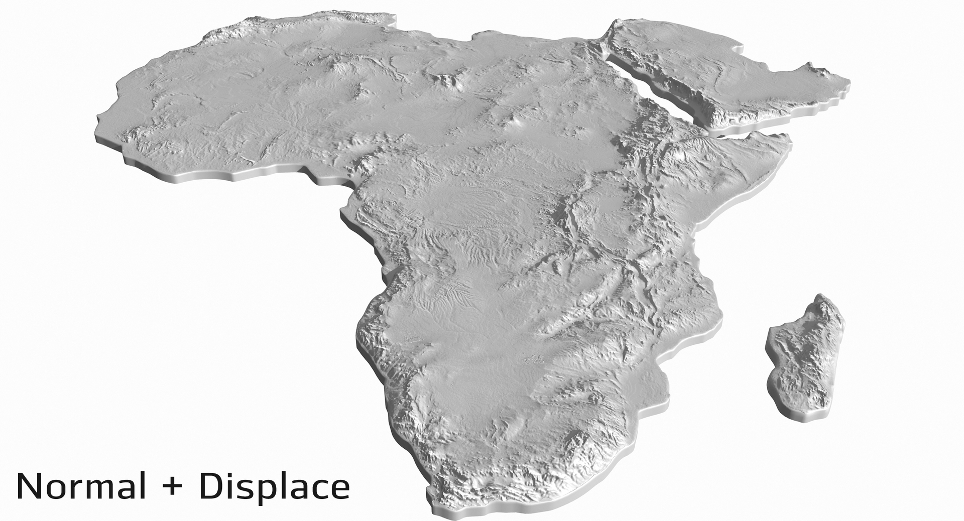 3D africa continent model - TurboSquid 1376835
