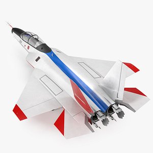 Mitsubishi X2 Shinshin Stealth Fighter Aircraft Rigged 3D model