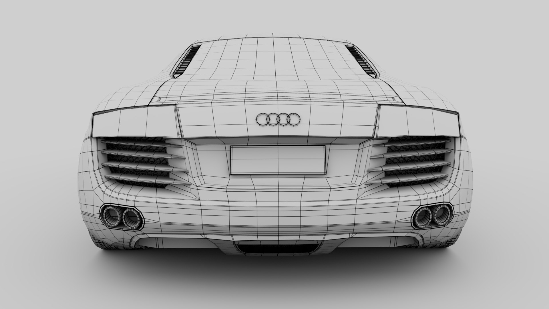 3D Audi R8 2008 model - TurboSquid 1895301