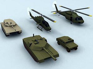 3d model of vehicles uh60 blackhawk