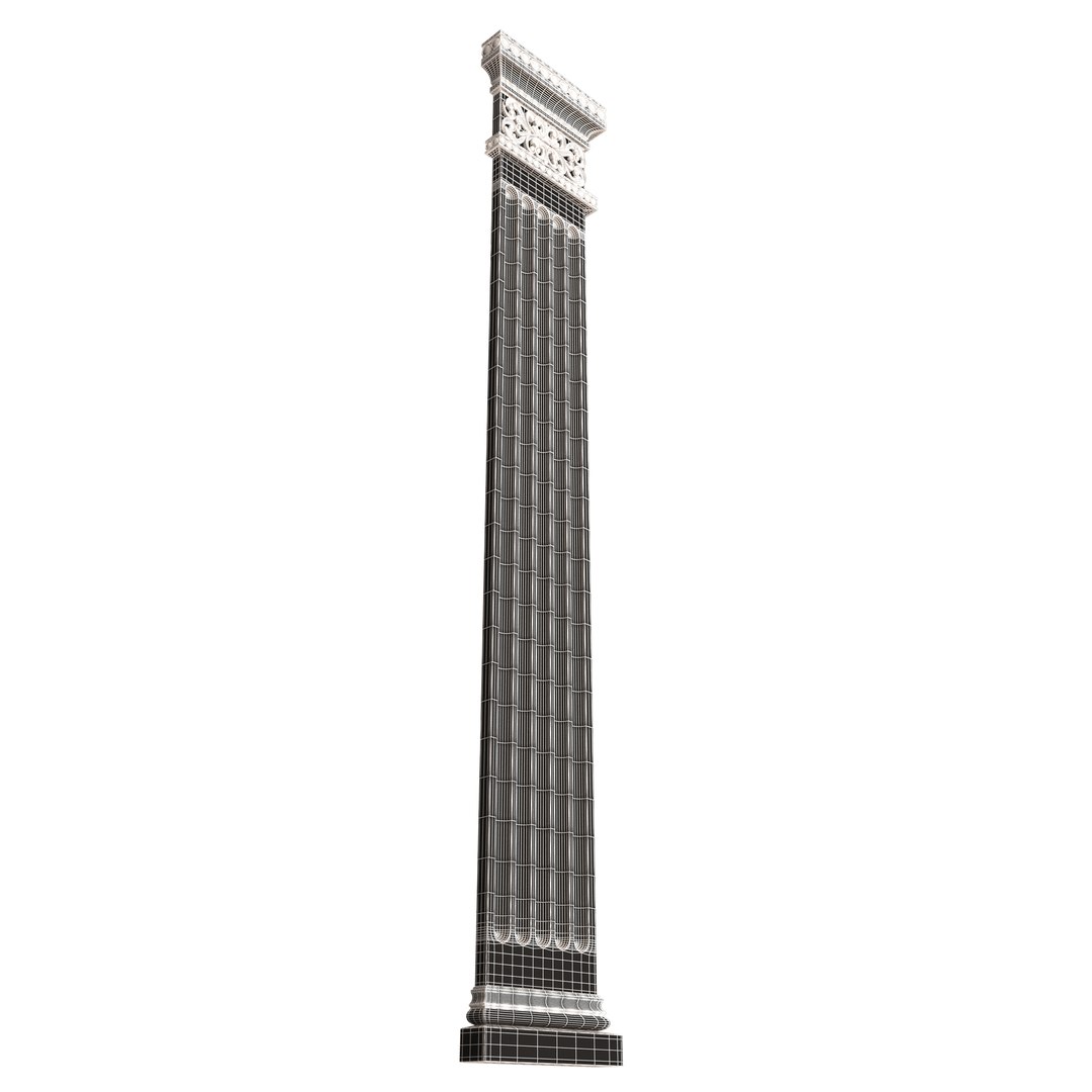 3D Column Capital 0801 - TurboSquid 2159054