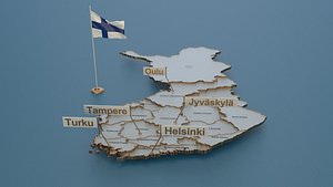 animation elections 3D model