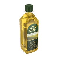 Extra Virgin Olive Oil Bottle 3D Model