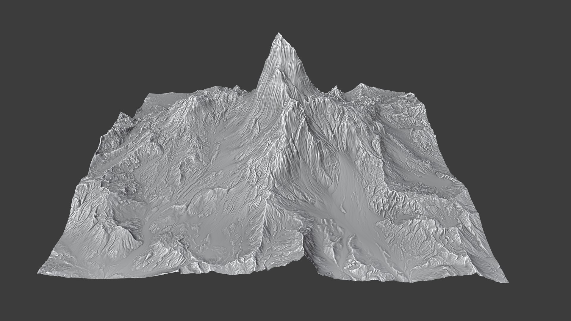 3D Model 8K Detailed Mountain Landscape 2 - TurboSquid 1820565