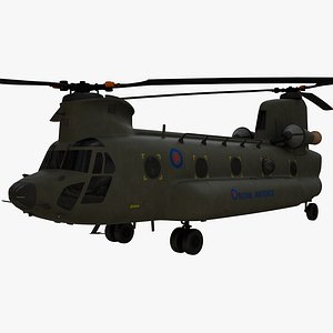 boeing ch-47 chinook 3d model