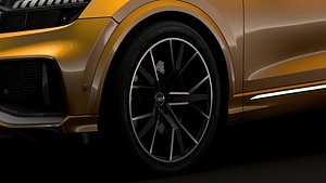 Audi Q8 50 TDI quattro S line Vorsprung Edition 2018 wheel