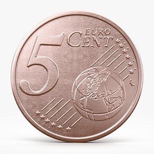 euro cent 3d model