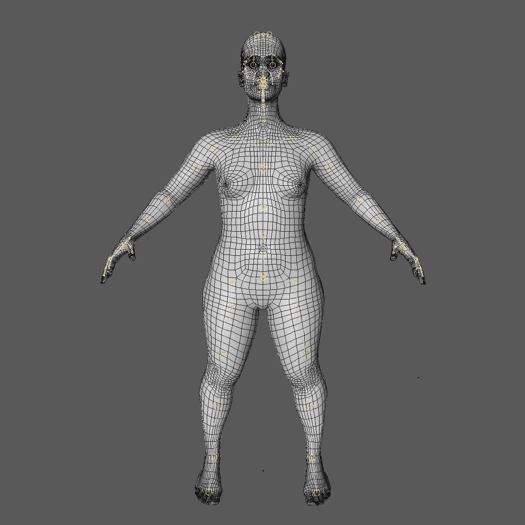 base mesh 25 year 3d model