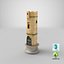 Chess Piece Rook White