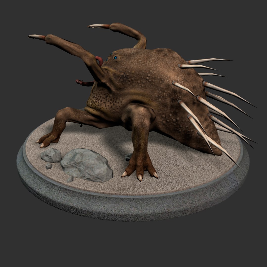 Character Alien Monster Obj