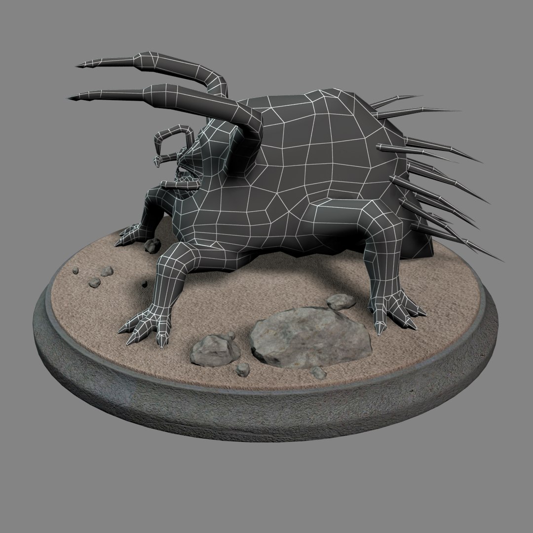 Character Alien Monster Obj