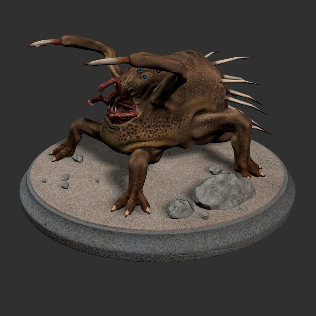 Character Alien Monster Obj