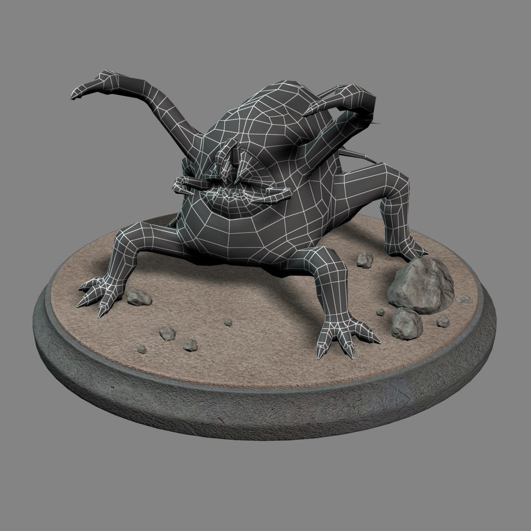 Character Alien Monster Obj