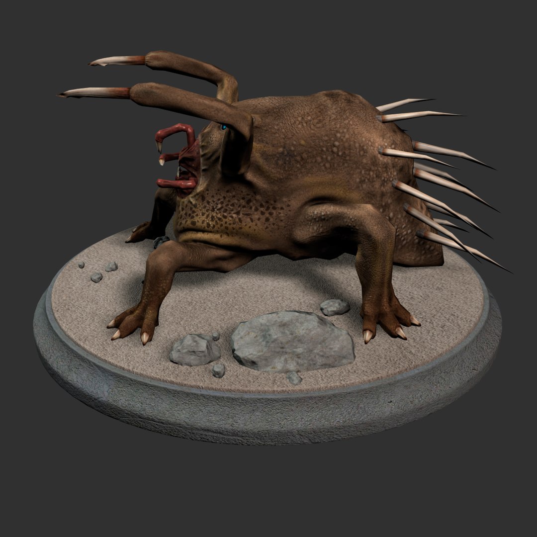 Character Alien Monster Obj