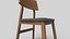 Chair Wooden N21 3D