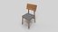 Chair Wooden N21 3D