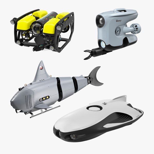 3D Underwater Robots Collection 3 model