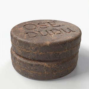 3D model african pbr soap