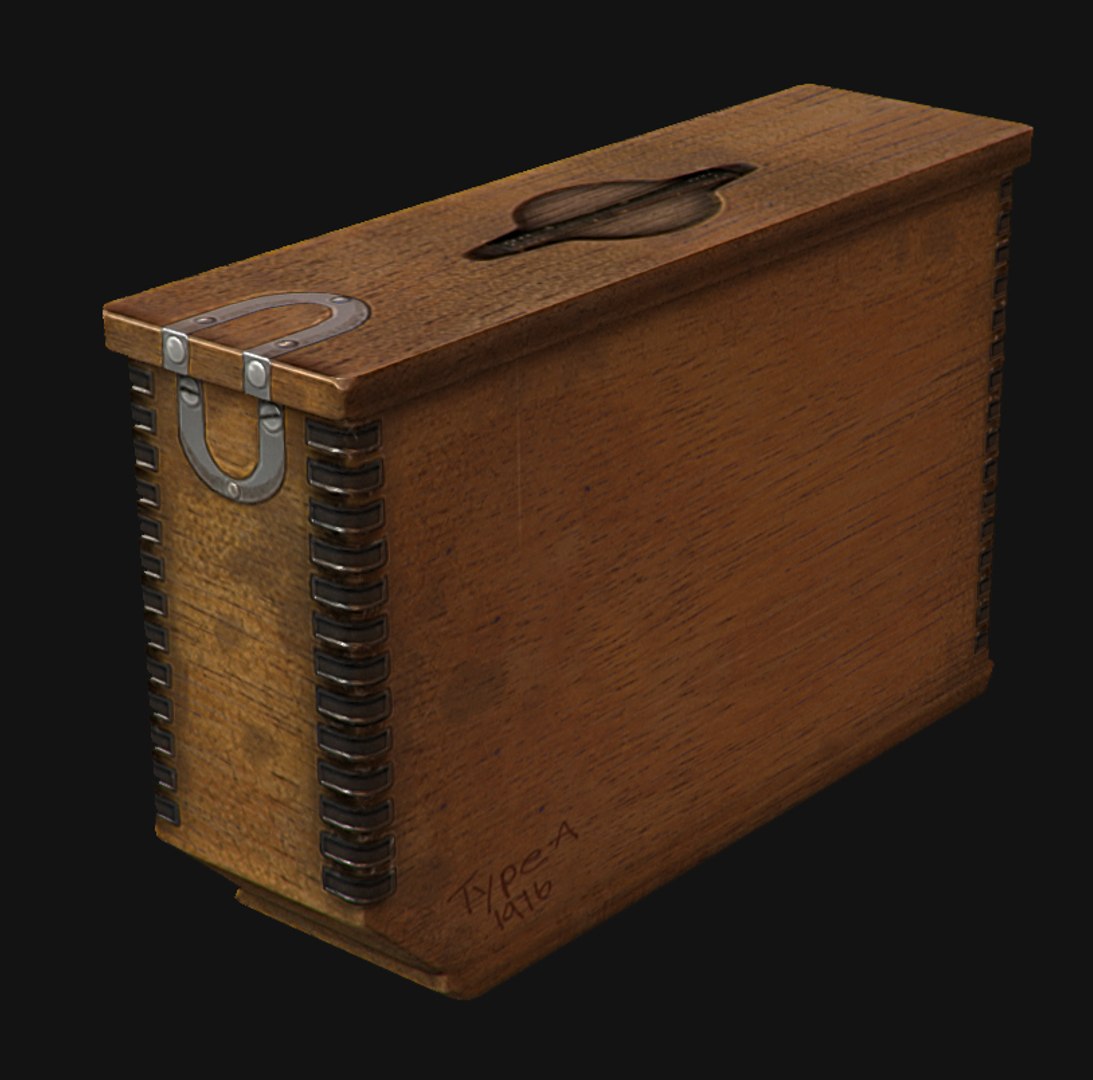 Free Obj Model Ammo Box