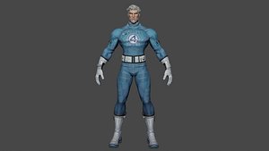 Mr Fantastic Low-poly 3D