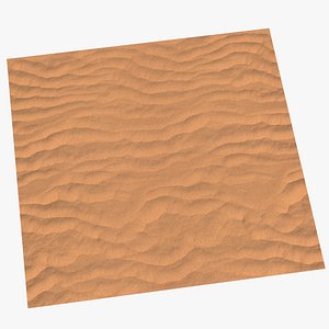 3D Desert Sand Surface Plan model