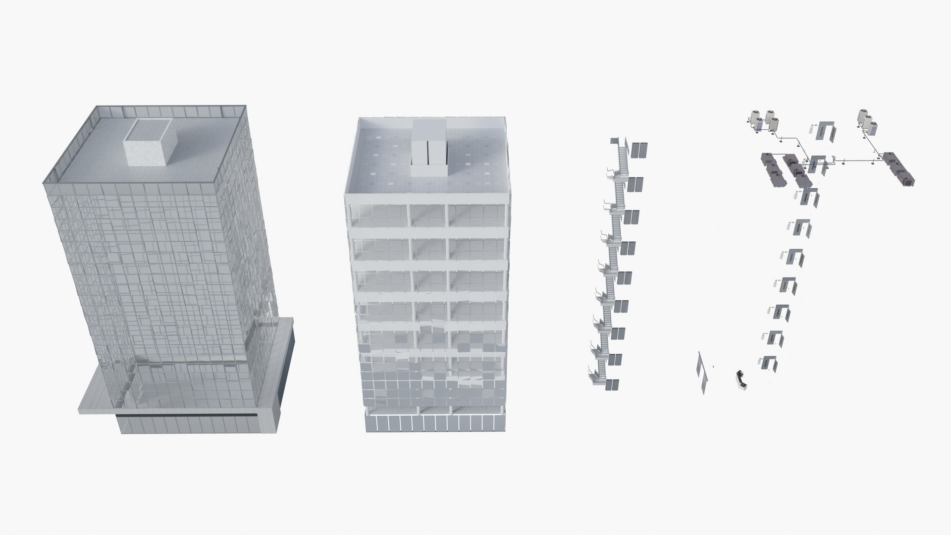 3D Asian In\Out building B13 - TurboSquid 2092709