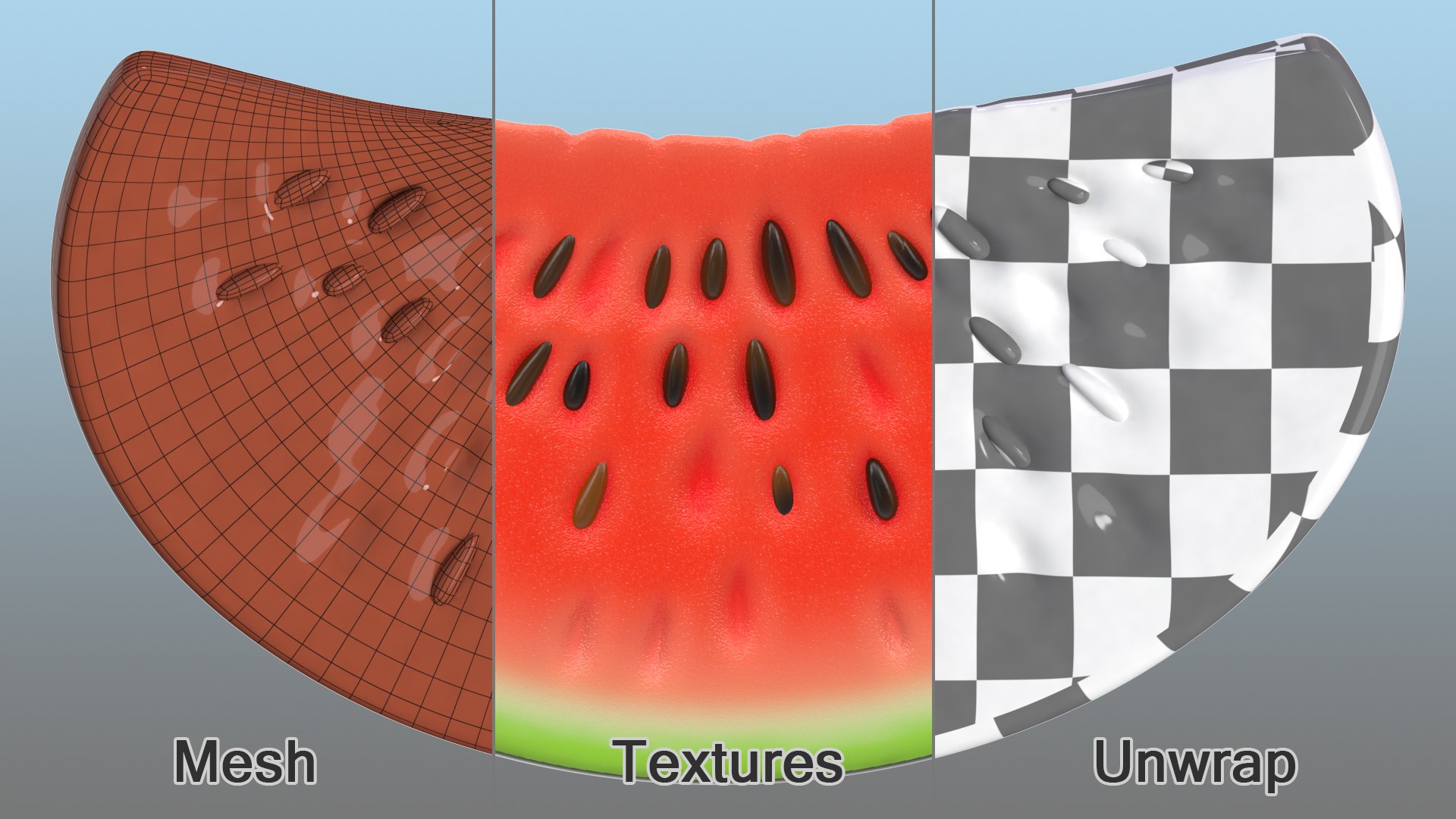 3D cartoon watermelon slice water https://p.turbosquid.com/ts-thumb/8m/24UqEC/SrDIB5pR/cartoonwatermelonslicevray3dmodel010/jpg/1593513586/1920x1080/fit_q87/23eefb0da2142389ca50bfd176209d5d51461d9c/cartoonwatermelonslicevray3dmodel010.jpg