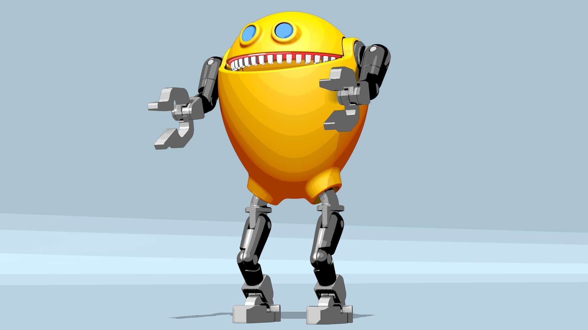Robot - Eggbot 3D Model - TurboSquid 1911397