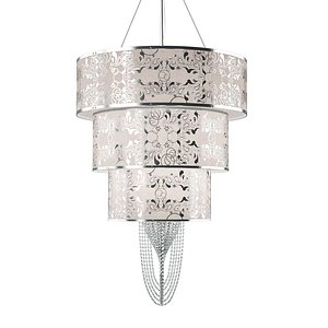 pendant lamp crystal 3D model