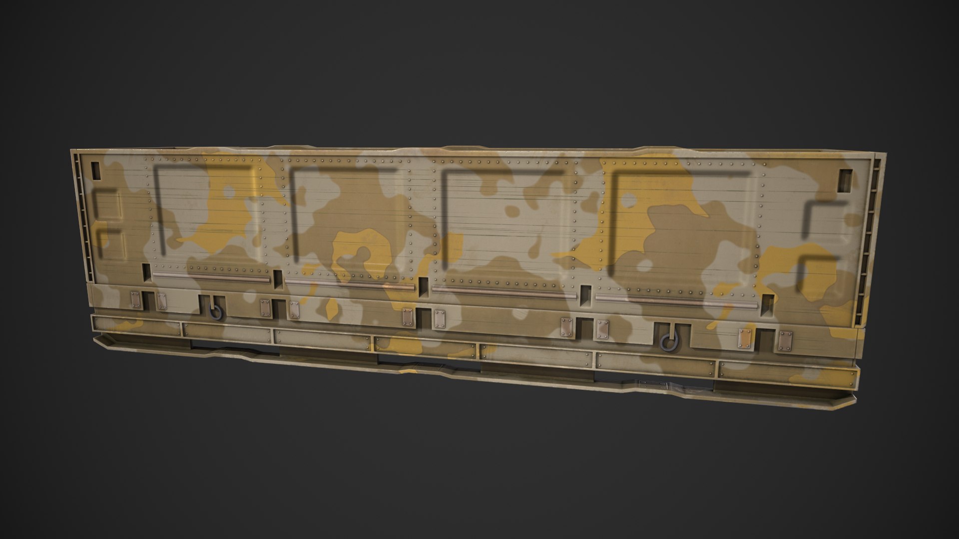 Military Shipping Container 3D Model - TurboSquid 1939184