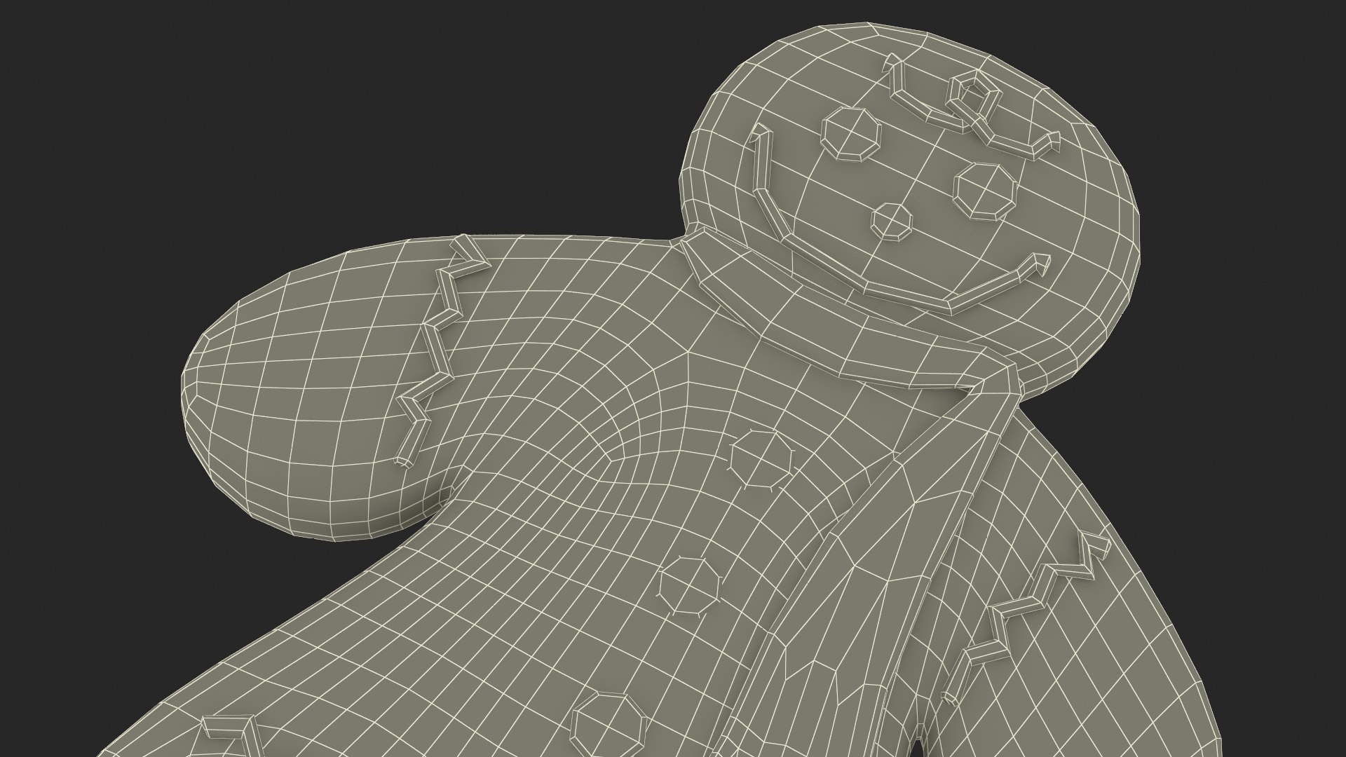 Gingerbread Men Cookie Model - TurboSquid 2144501