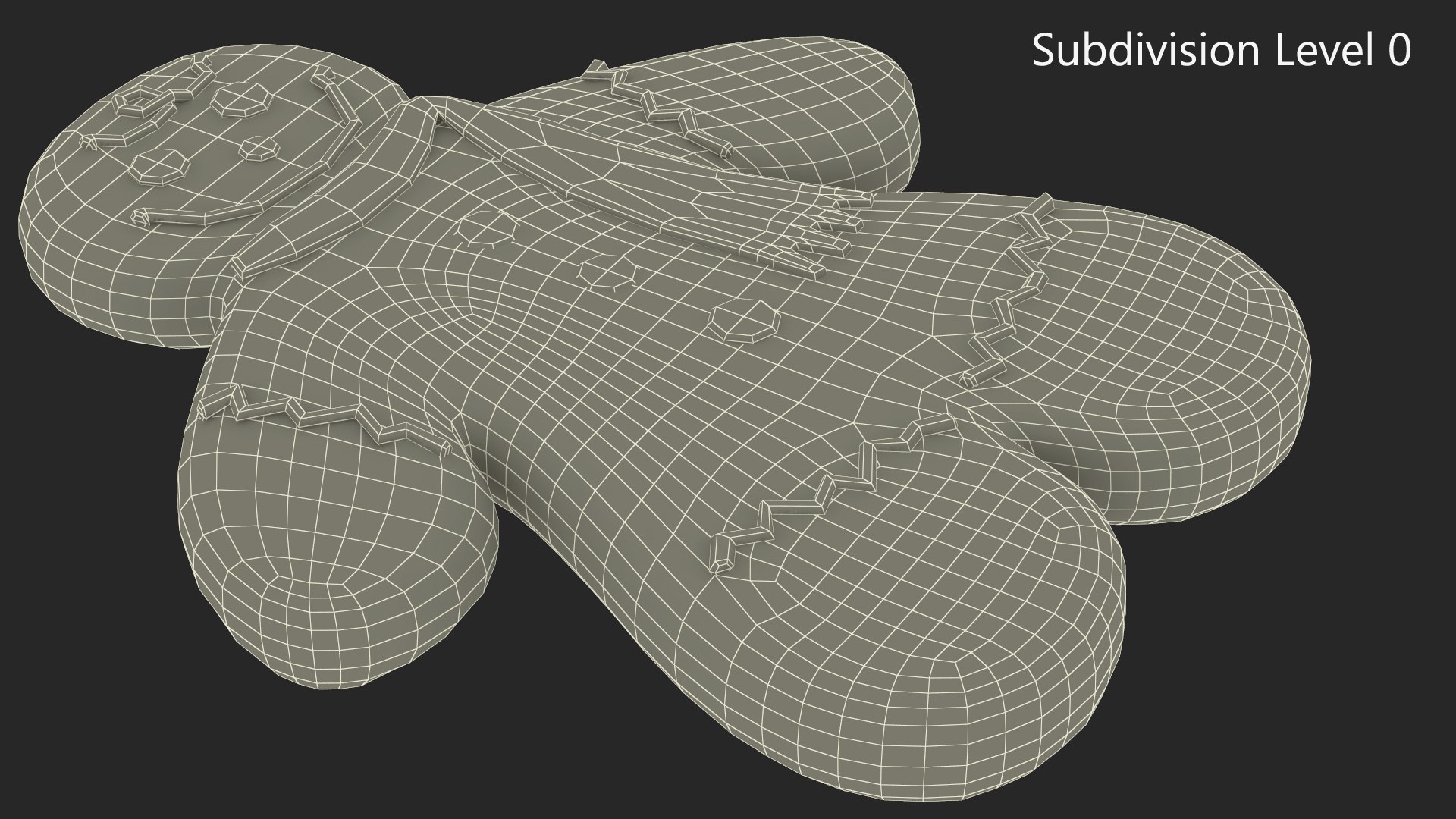 Gingerbread Men Cookie Model - TurboSquid 2144501