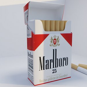 Cigarette pack 3D model