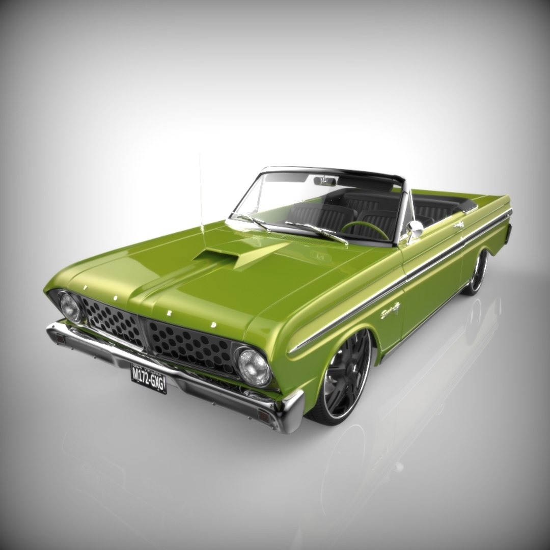 modelo 3d 1964 Ford Falcon Lowrider - TurboSquid 784655, image size:1080x1080
