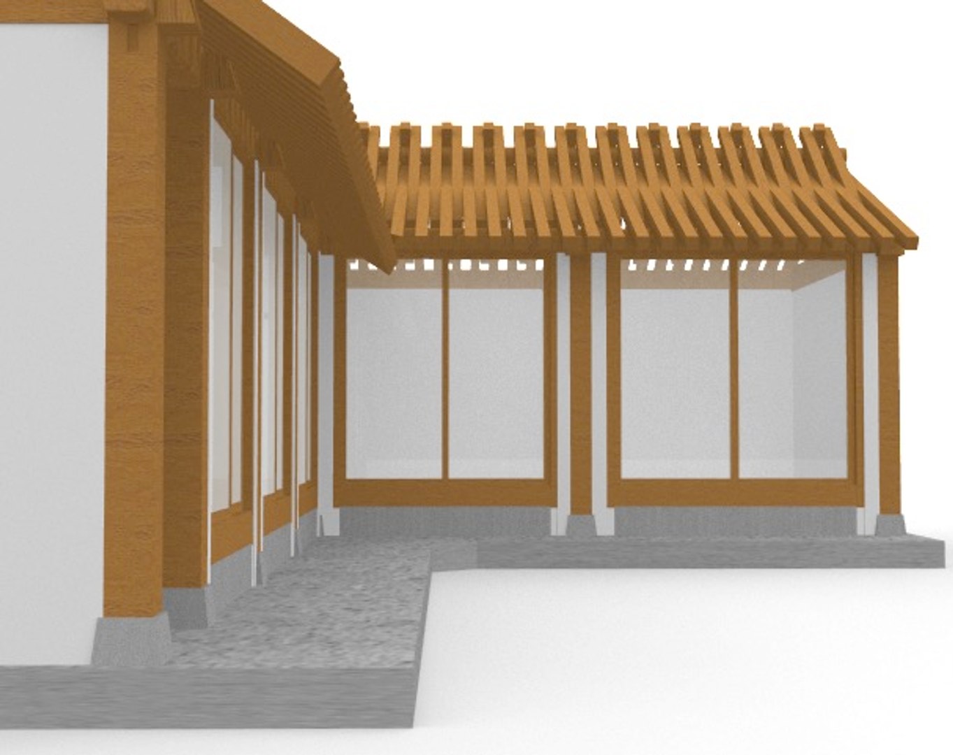 3D Model Hanok - TurboSquid 1486454