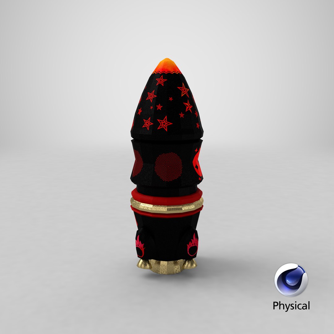 3D Toon Rocket Model - TurboSquid 1676460