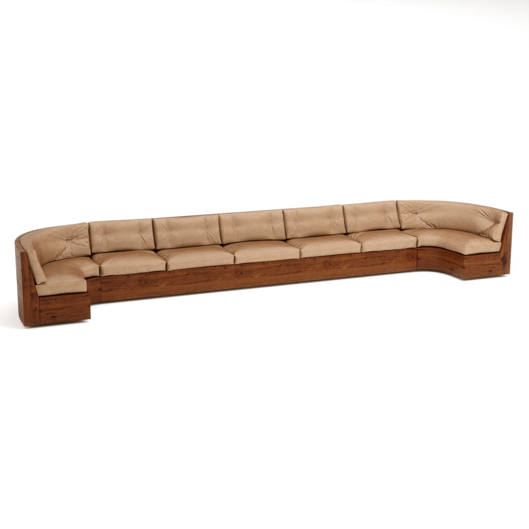 3D Booth Seating In Modular Style Model - TurboSquid 1941749
