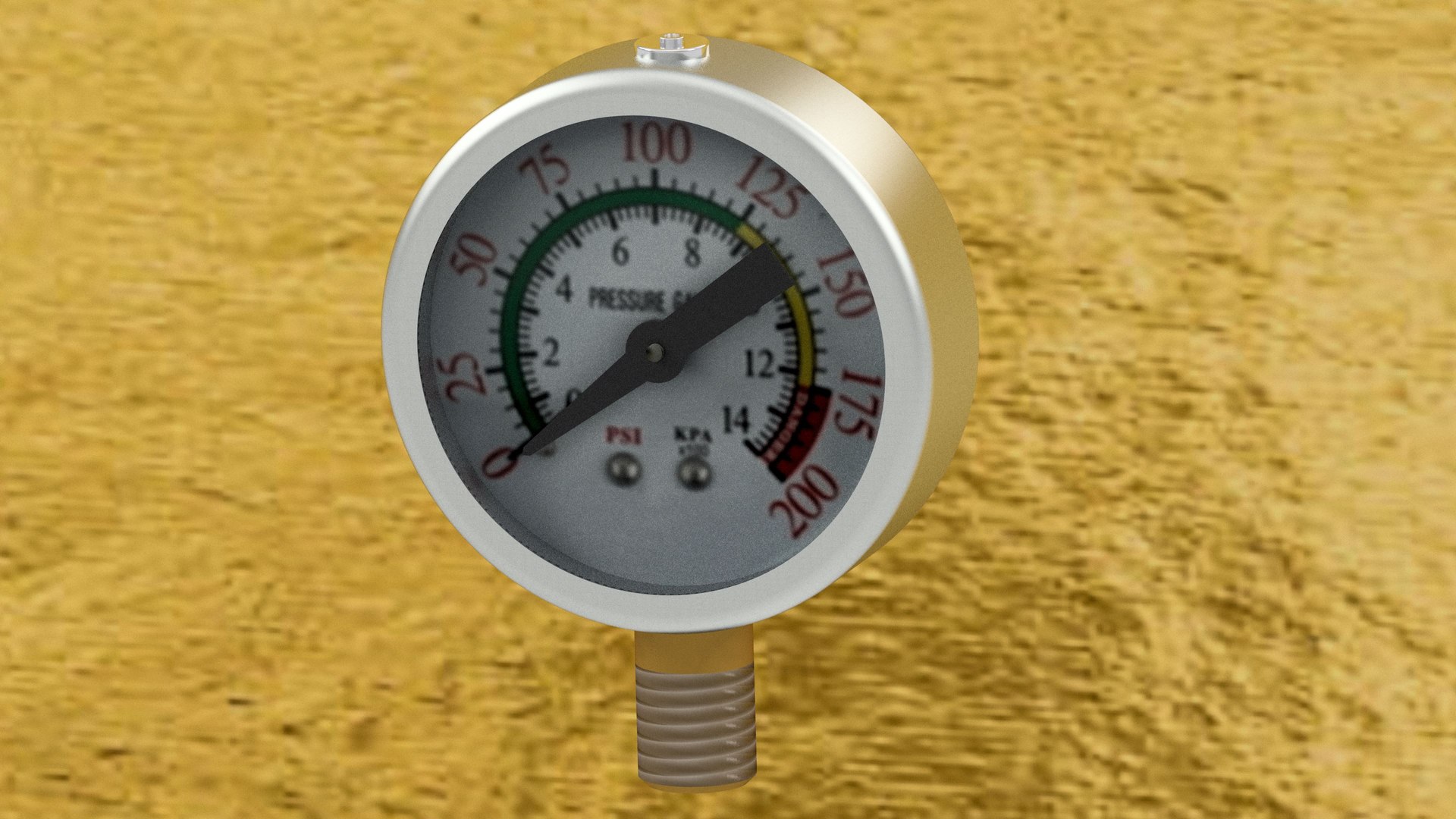 3D Pressure Dial 4K Model - TurboSquid 2276618