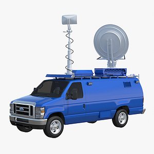 US Broadcasting Van