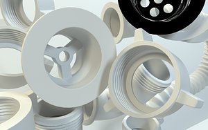 3D kitchen siphon 001