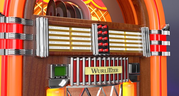 Wurlitzer 1015 time 3D - TurboSquid 1346509