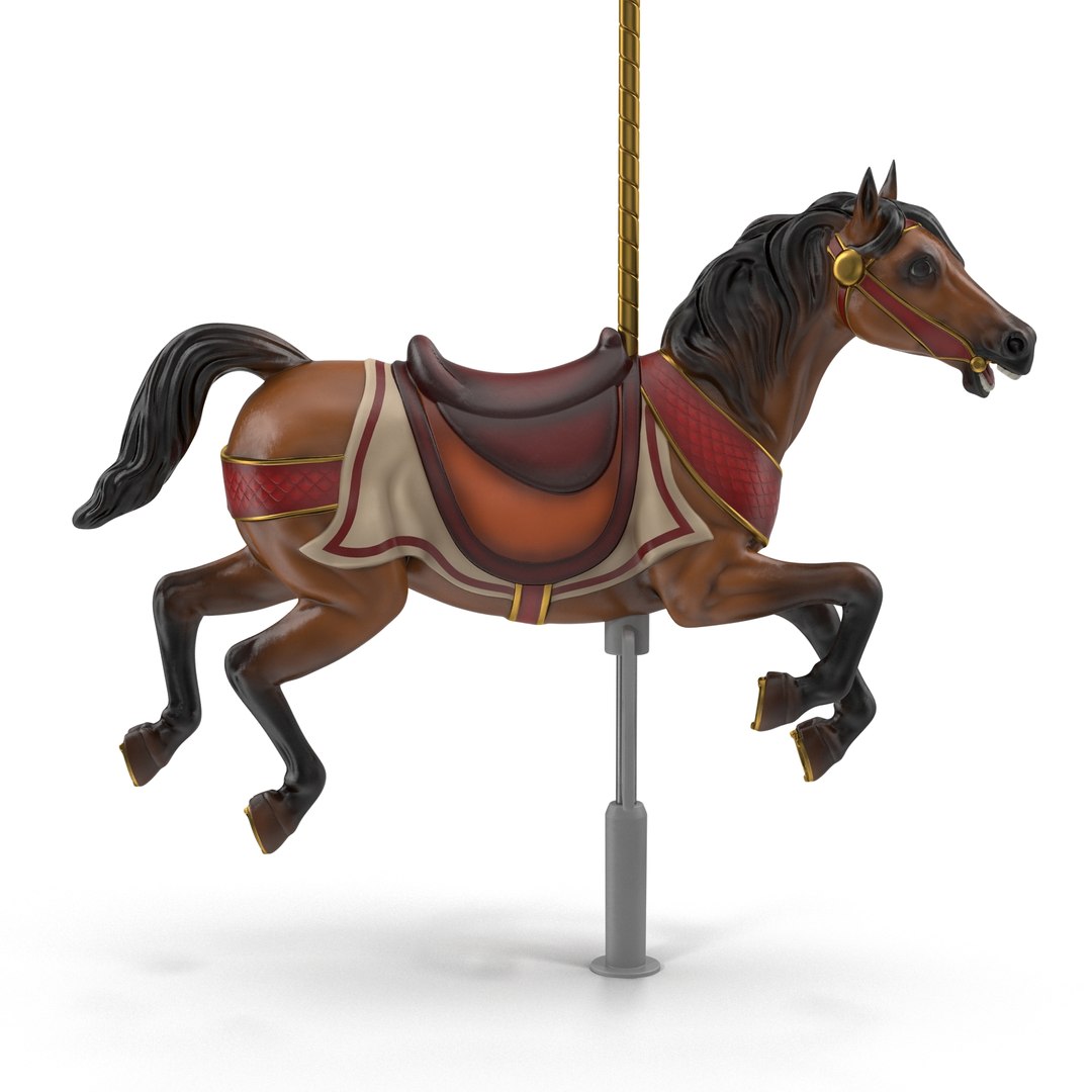 Carousel Horse V2 3D Model - TurboSquid 1161784