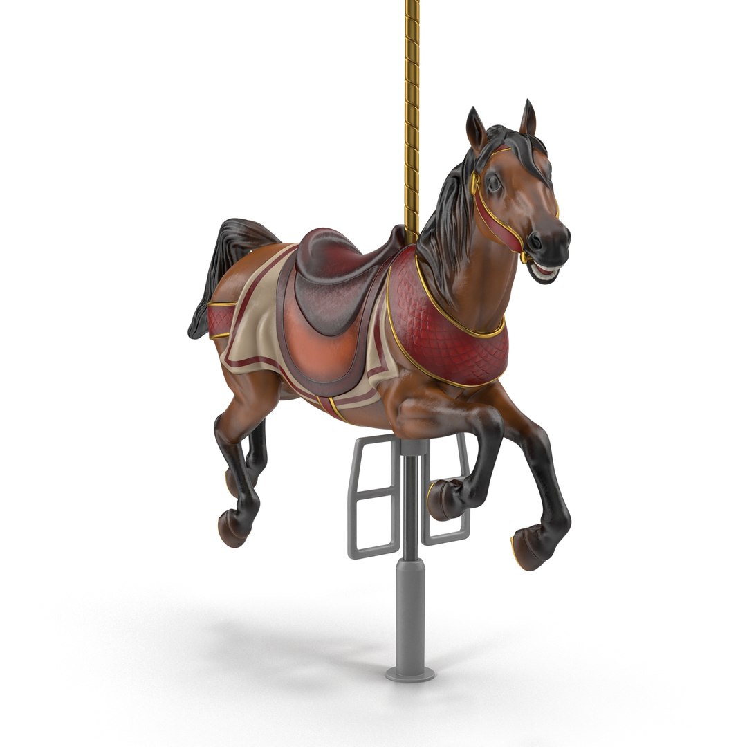 Carousel Horse V2 3D Model - TurboSquid 1161784