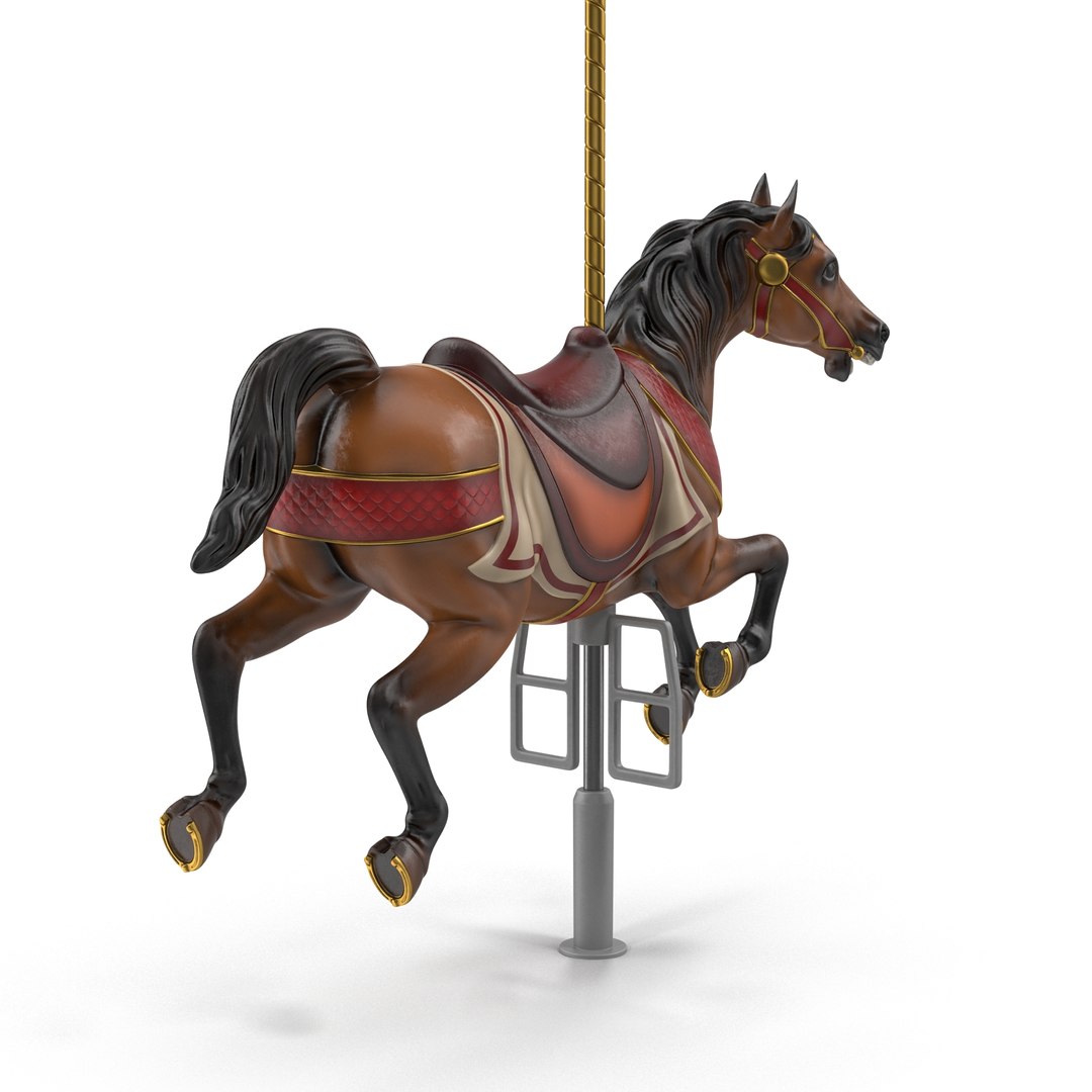 Carousel Horse V2 3D Model - TurboSquid 1161784