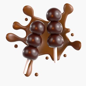 3D Chocolate Danggo model